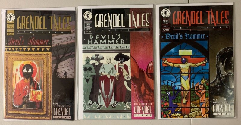 Grendel Tales The Devil's Hammer set #1-3 Dark Horse 3 pieces 8.0 VF (1994)