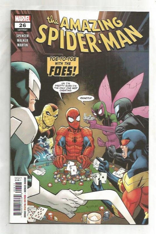 AMAZING SPIDER-MAN # 26 WHO RUN THE WORLD PART 1 2019 ISSUE NEAR MINT