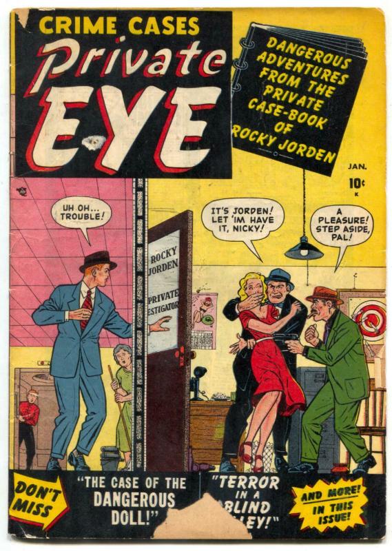 Private Eye #1 1951-Atlas-1st issue-George Tuska art- G