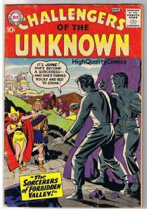 CHALLENGERS of the UNKNOWN #6, Jack  Kirby, 1958, VG