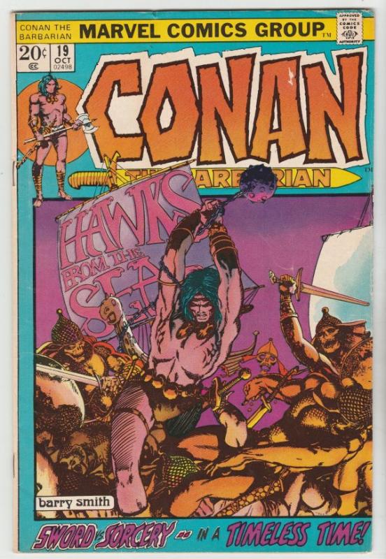 Conan the Barbarian #19 (Oct-72) VF High-Grade Conan the Barbarian