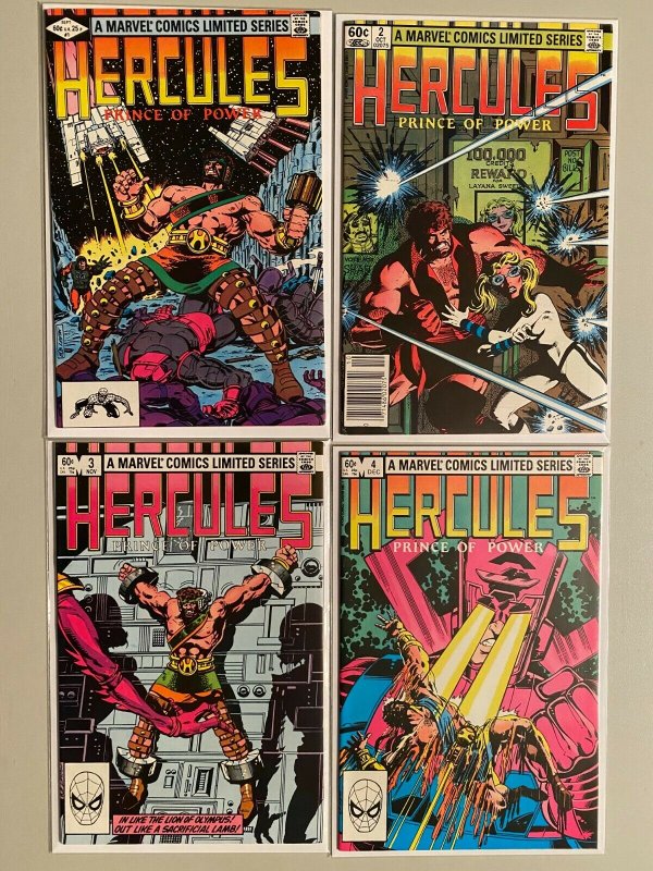 Hercules Prince of Power Set # 1-4 1st Series 6.0 FN (1982) 