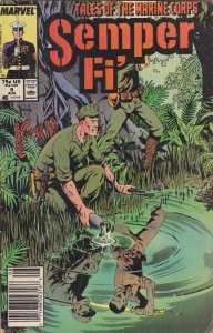 Semper Fi #9 (Newsstand) VG ; Marvel | low grade comic Tales of the Marine Corps