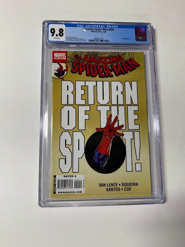 Amazing Spider-man 589 Cgc 9.8 Marvel