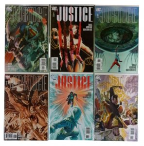 Justice #1-12 + Variants 16 Issue Lot Run Alex Ross DC Comics 2005-2007 VF