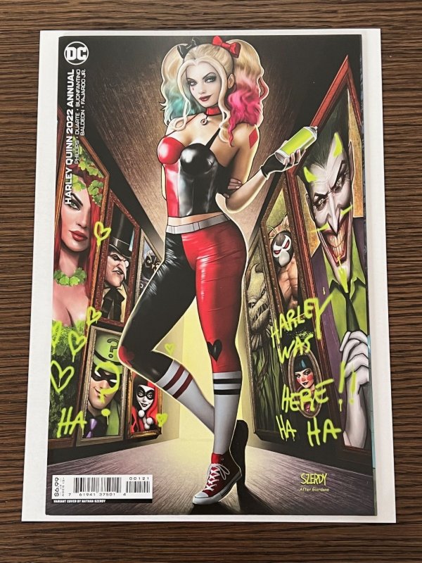 Harley Quinn Annual #1 (2022). NM-. Szerdy Variant Cover. Joker Cover!