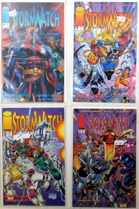 Stormwatch Lot of 4 #0, 2, 3, 9 (1993) Image Comics 1st Print Comic Books