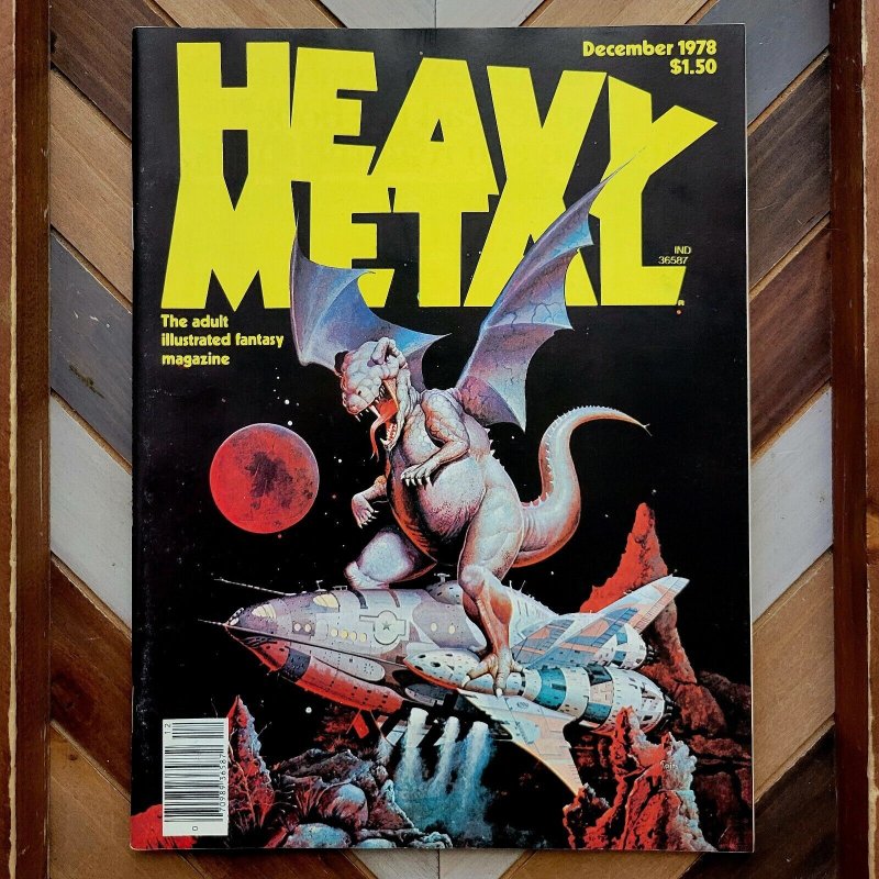 HEAVY METAL VOL. 2 #8 VF (HM 1978)  TRILLING Cover MOEBIUS Strnad KALUTA Corben