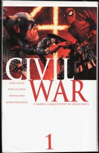 Civil War #1  (2006) Captain America