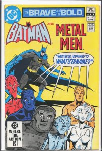 The Brave and the Bold #187 Direct Edition (1982) Metal Men