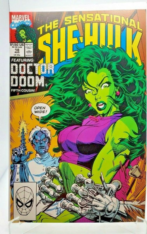 Sensational SHE-HULK #18 Marvel 1st Dr. Bob Doom 1990 NM 