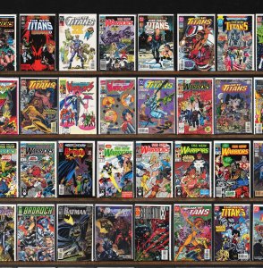 Huge Lot 150+ Comics with The New Warriors, The New Titans & More!