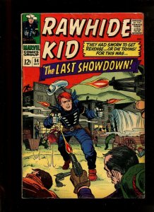 THE RAWHIDE KID #54 (6.0) THE LAST SHOWDOWN!! 1966