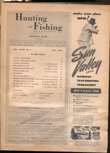 Hunting and Fishing 5/1950-National Sportsman-outboard motors-info-pix-ads-FR/G