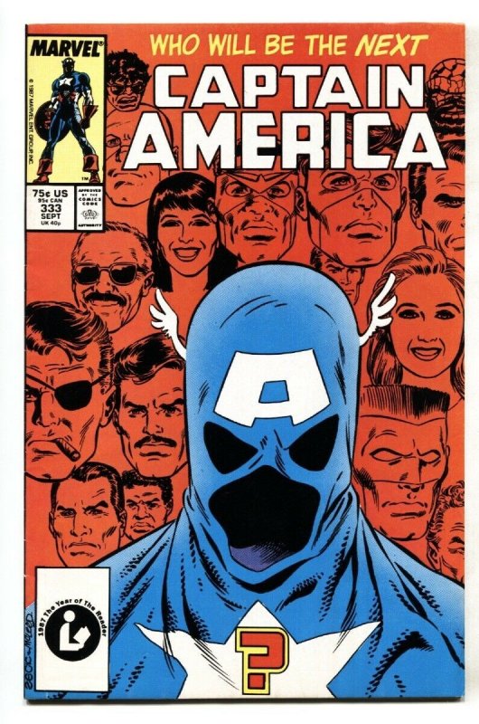 Captain America #333 1987-1st JOHN WALKER comic book VF