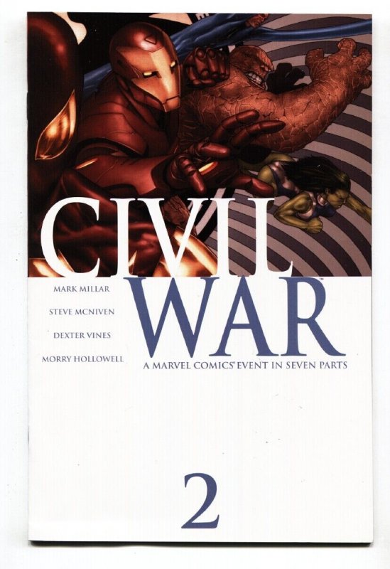 Civil War #2- 2006-Marvel-Captain America-Spider-Man-Marvel Movie MCU