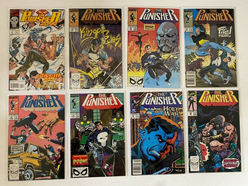 Punisher comic lot from:#2-42 + 3 ANN (2nd series) 28 diff avg 7.0 (1987-90)