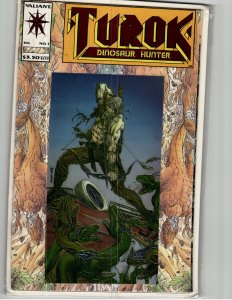 Turok, Dinosaur Hunter #1 Valiant Validated Signature Series Cover (1993) Tur...