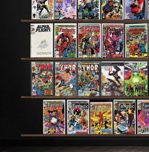 Huge Lot 130+ Comics with Fantastic Four, Ody C, Quasar & More!