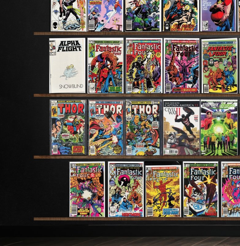 Huge Lot 130+ Comics with Fantastic Four, Ody C, Quasar & More!