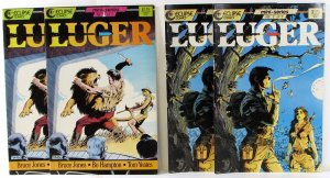 Luger Lot of 4 #3 x2, 2 x2 Eclipse Comics (1986) VF 1st Print Comic Books