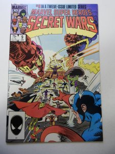 Marvel Super Heroes Secret Wars #9 (1985) VF+ Condition