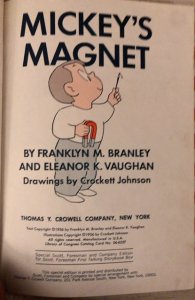 Mickey’s magnet ,1956..one small tear