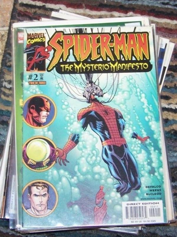  Spider-Man: The Mysterio Manifesto #2 (Feb 2001, Marvel daredevil peter parker