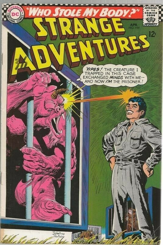 Strange Adventures #199 ORIGINAL Vintage 1967 DC Comics  