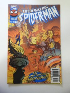 The Amazing Spider-Man #416 (1996) FN Condition W/ Iron Man trading card