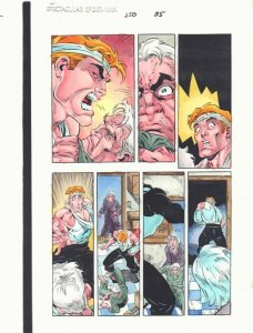 Spectacular Spider-Man #250 p.35 Color Guide Art - Flash Thompson by John Kalisz