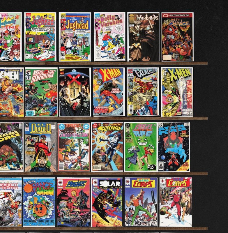 Huge Lot 150+ Comics with Magnus Robot Fighter, Laugh, Atari Force & More!