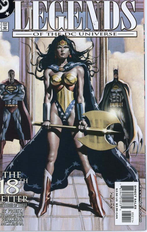 Legends of the DC Universe 30,31,32 Wonder Woman 3 parter! Mark Texeira Covers!