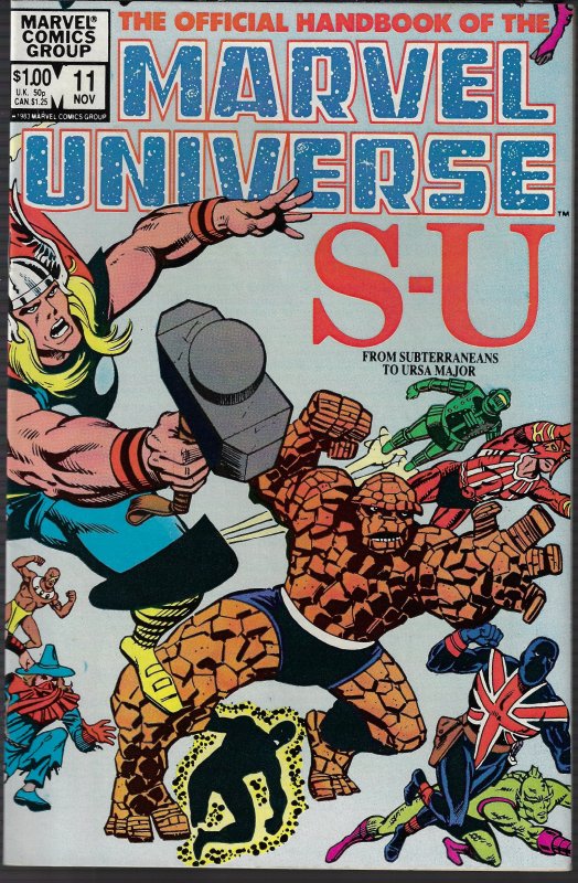 Marvel Universe #11 (Marvel, 1983) NM