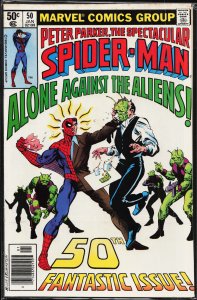 The Spectacular Spider-Man #50 Newsstand Edition (1981) Spider-Man