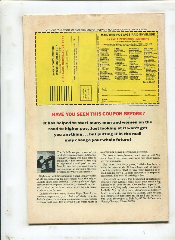 MARVEL SUPER-HEROES #40 - HULK AND SUB-MARINER! - (6.5) 1973