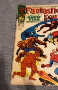 Fantastic Four #73 (1968)apps by DD, Thor, Spider-Man all out