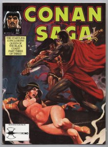 Conan Saga #52 (Marvel, 1991) FN 