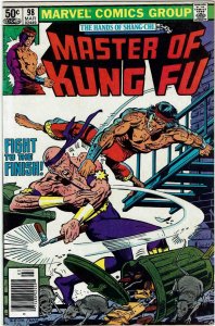 Master of Kung Fu #98 (1974 v1) Mike Zeck 1st Shadow Slasher Newsstand NM-