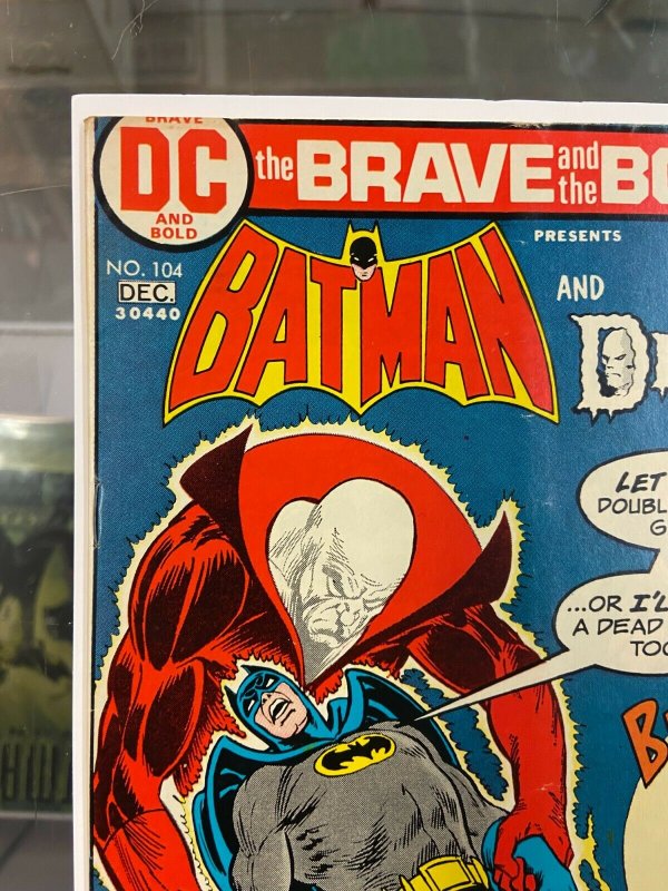 Brave and the Bold 104 VG/FN Sub-Crease Back Cover