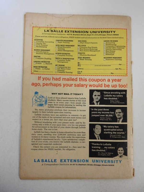 The Defenders #1 (1972) GD Condition 2 in spine split, cover detached