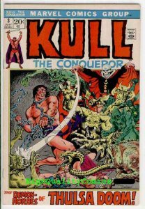 KULL the CONQUEROR #3, VF+,1972, Warrior, King, Robert E Howard, Thulsa Doom