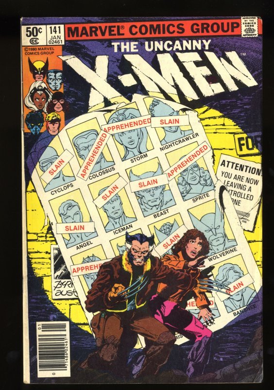 X-Men #141 FN+ 6.5 Newsstand Variant Days of Future Past! 1st Rachel!
