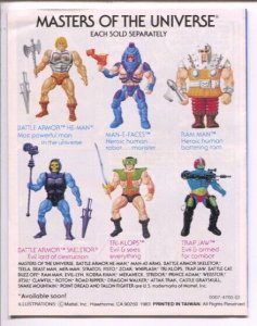 Masters of the Universe 1983-Matel-promo comic-Masks of Power-Alfredo R Alc...