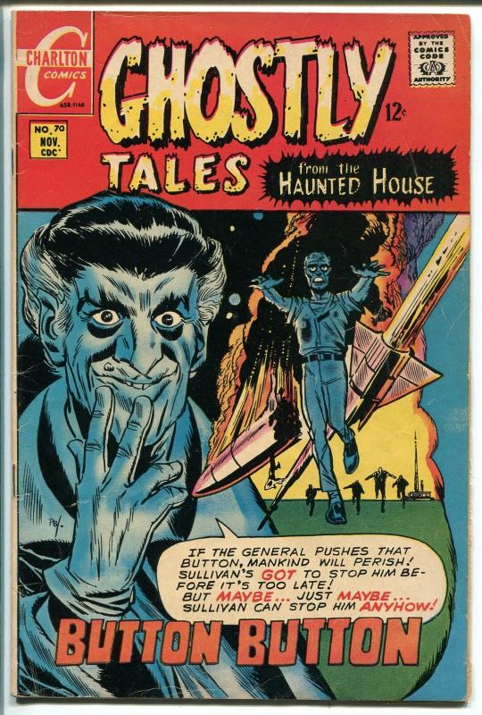 GHOSTLY TALES #70 1968-CHARLTON-STEVE DITKO ART-vg+