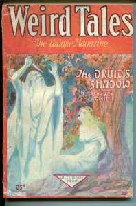 Weird Tales 10/1930-Popular-horror-fantasy-rare pulp magazine-torture-G/VG