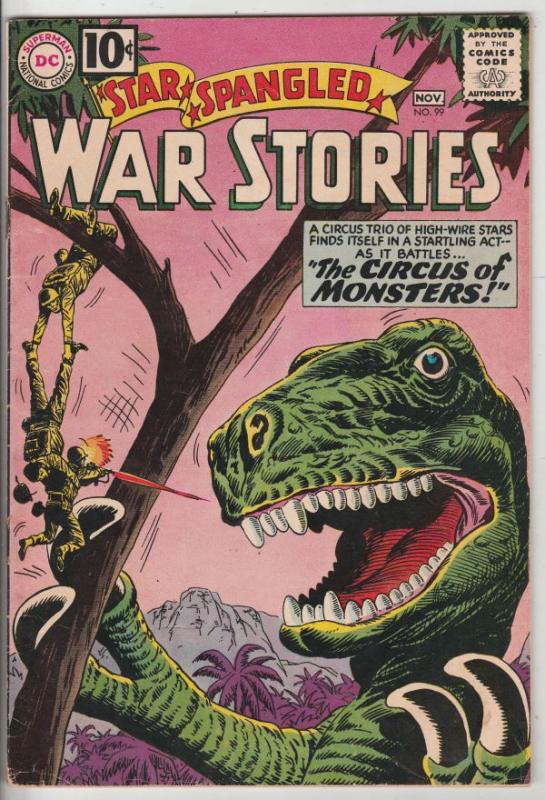 Star Spangled War Stories #99 (Nov-61) VG/FN+ Mid-Grade War That Time Forgot ...