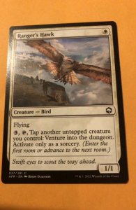 RANGER’S HAWK : Magic the Gathering MtG card / Adventures in Forgotten Realms