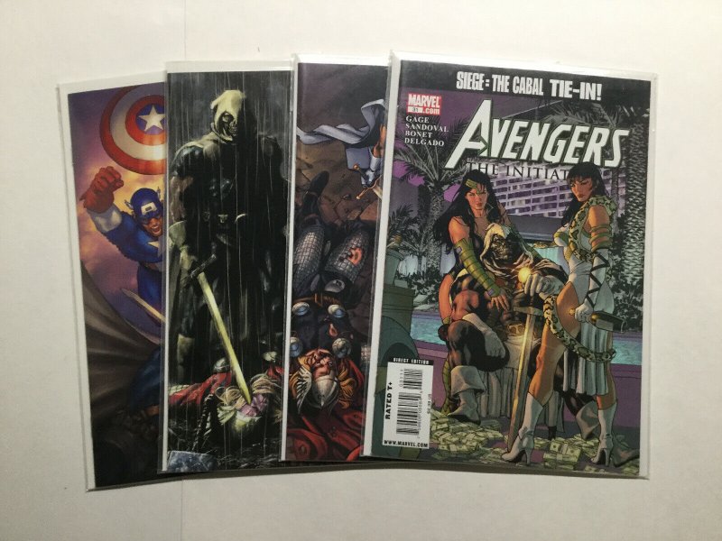 Avengers Initiative 31-34 31 32 33 34 Lot Run Set Near Mint Nm Taskmaster Marvel