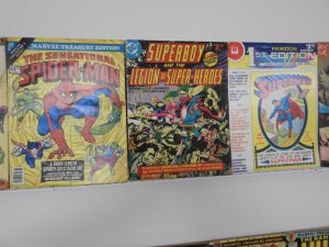 Huge Lot Treasury Edition Comics (30) W/Spidey, Thor, Hulk, Batman+ Avg VG+ Cond
